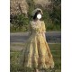 Moonlight Amber Sunflowers Cutsew JSK and One Piece(Reservation/Full Payment Without Shipping)